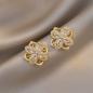 Preview: 360Home Ohrschmuck Ohrstecker Silberne Brosche ohrring C9F41